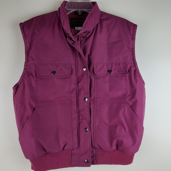 Eddie bauer puffer vest jacket purple size Large - Picture 3 of 8
